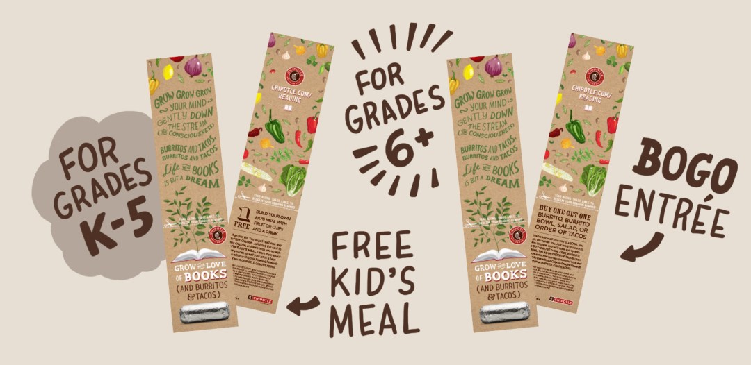 BOOKS AND BURRITOS: CHIPOTLE’S READING REWARDS PROGRAM IS BACK!