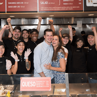 This Couple Got Engaged At Chipotle — Then Celebrated With A 'Burrito' Cake