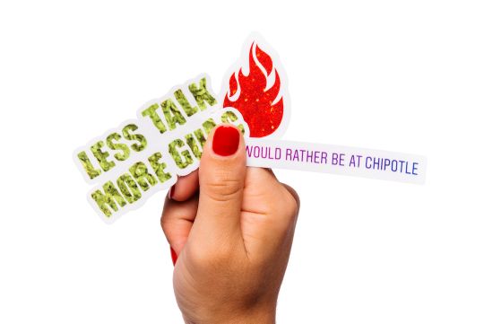 Chipotle now has a calorie-free item: Scratch-and-sniff stickers